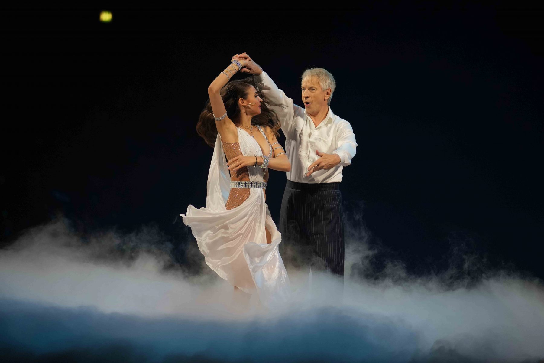 04.12.2023 Tanzpaar Ingolf Lück  & Ekaterina Leonova bei Let's Dance - Die Live-Tournee 2023 in der ausverkauften SAP Arena Mannheim.