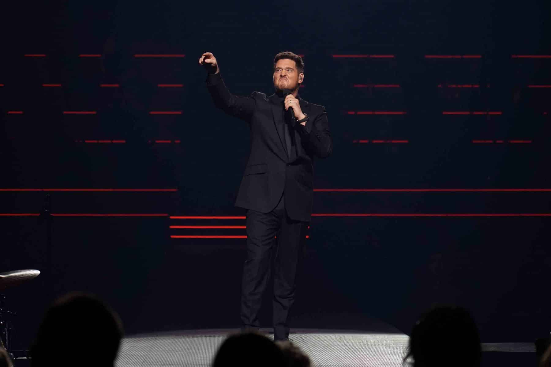 18.03.2023 Michael Bublé präsentierte sein herausragendes Repertoire in der SAP Arena Mannheim.
Foto © by Boris Korpak/ bokopictures
