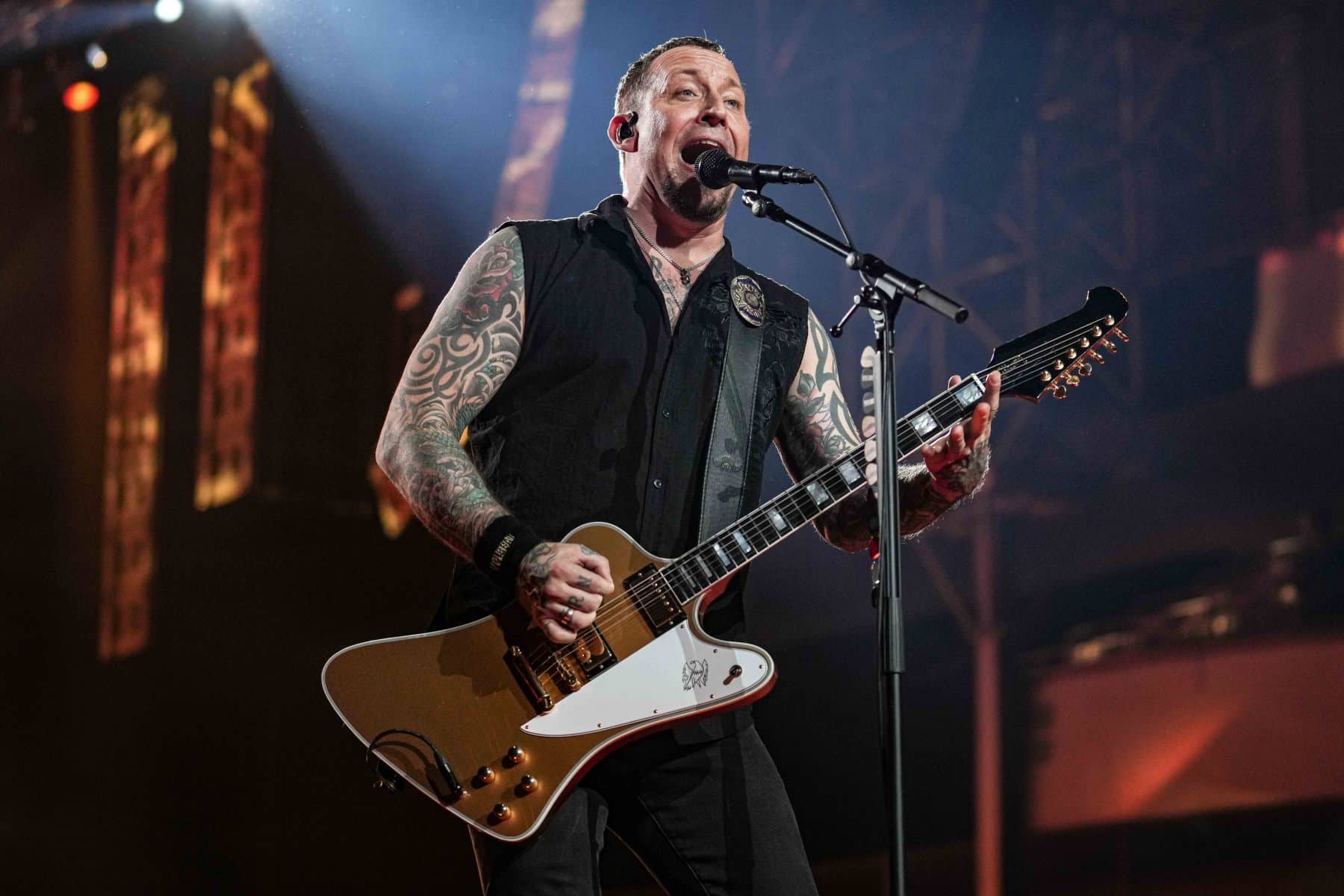 29.11.2022 Volbeat mit Ihrer Servant Of The Road World Tour in der Festhalle Frankfurt. Special Guests: Skindred und Bad Wolves