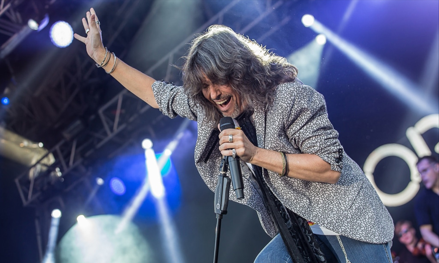 Foreigner bei ihrem Open-Air-Konzert mit Orchester im Volkspark Mainz am 9. Juli 2019