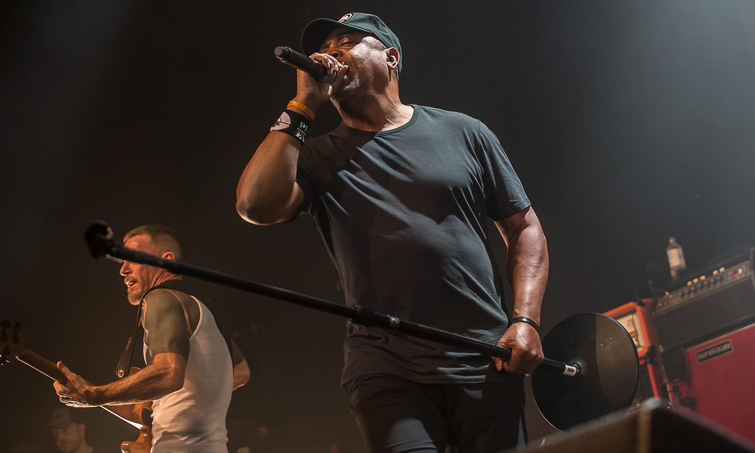 Prophets of Rage mit Tom Morello, B-Real und Chuck D bei ihrem Konzert im Schlachthof Wiesbaden