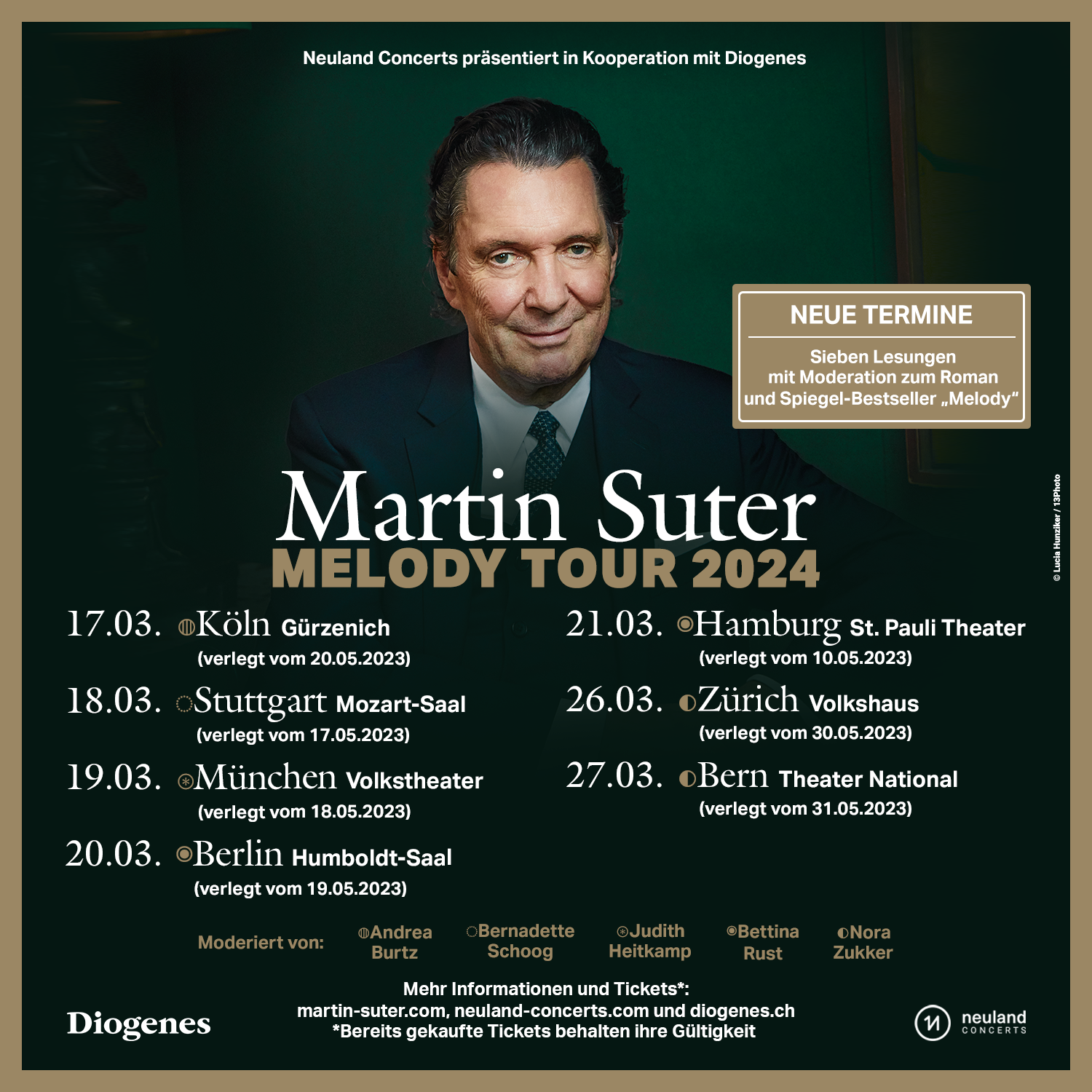 Martin Suter MelodyTour 2024 CityGuide