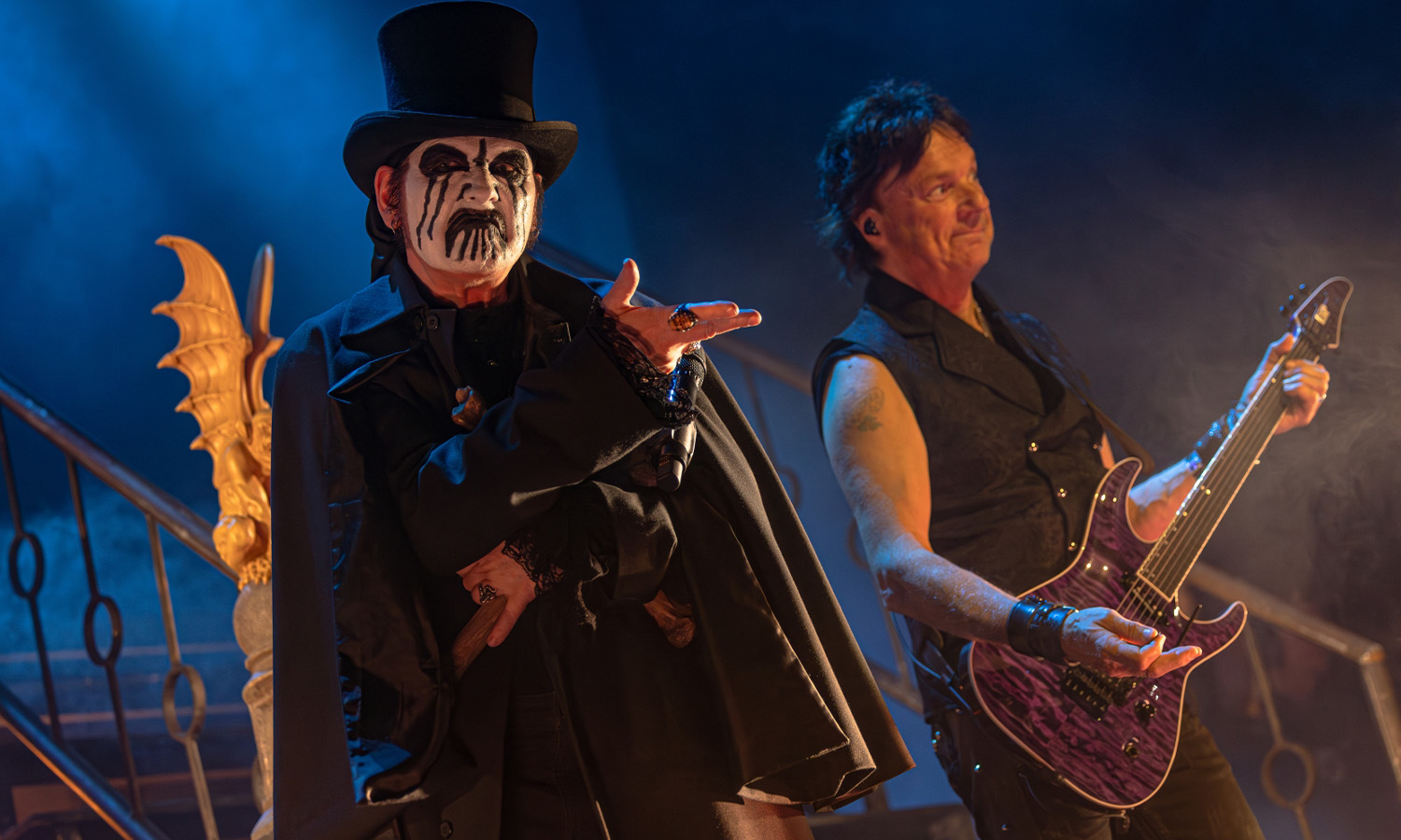 King Diamond live beim Konzert im Schlachthof Wiesbaden 2025