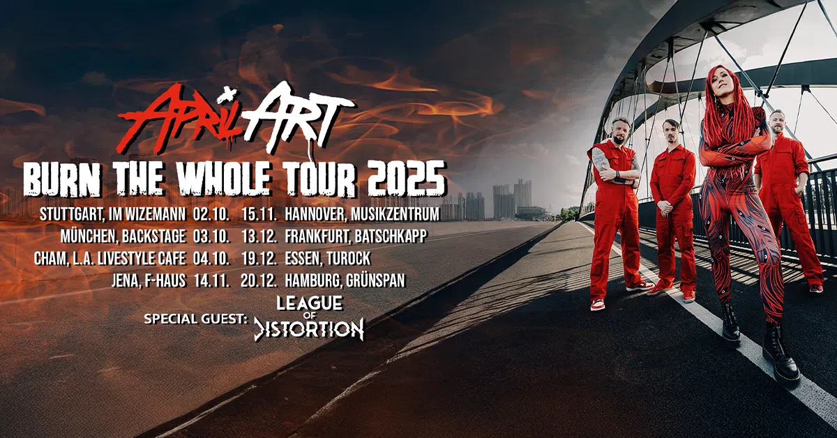 APRIL ART BURN THE WHOLE TOUR 2025