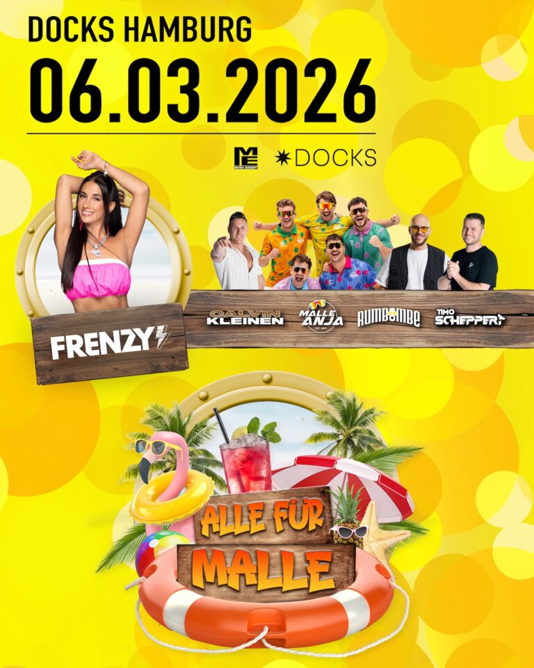 St. Pauli wird zur Playa: ALLE FÜR MALLE mit Frenzy am 06.03.26