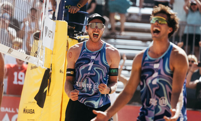 Deutsche Beachvolleyball-Teams bei der Europameisterschaft 2026 im polnischen Stare Jabłonki im Kampf um den EM-Titel