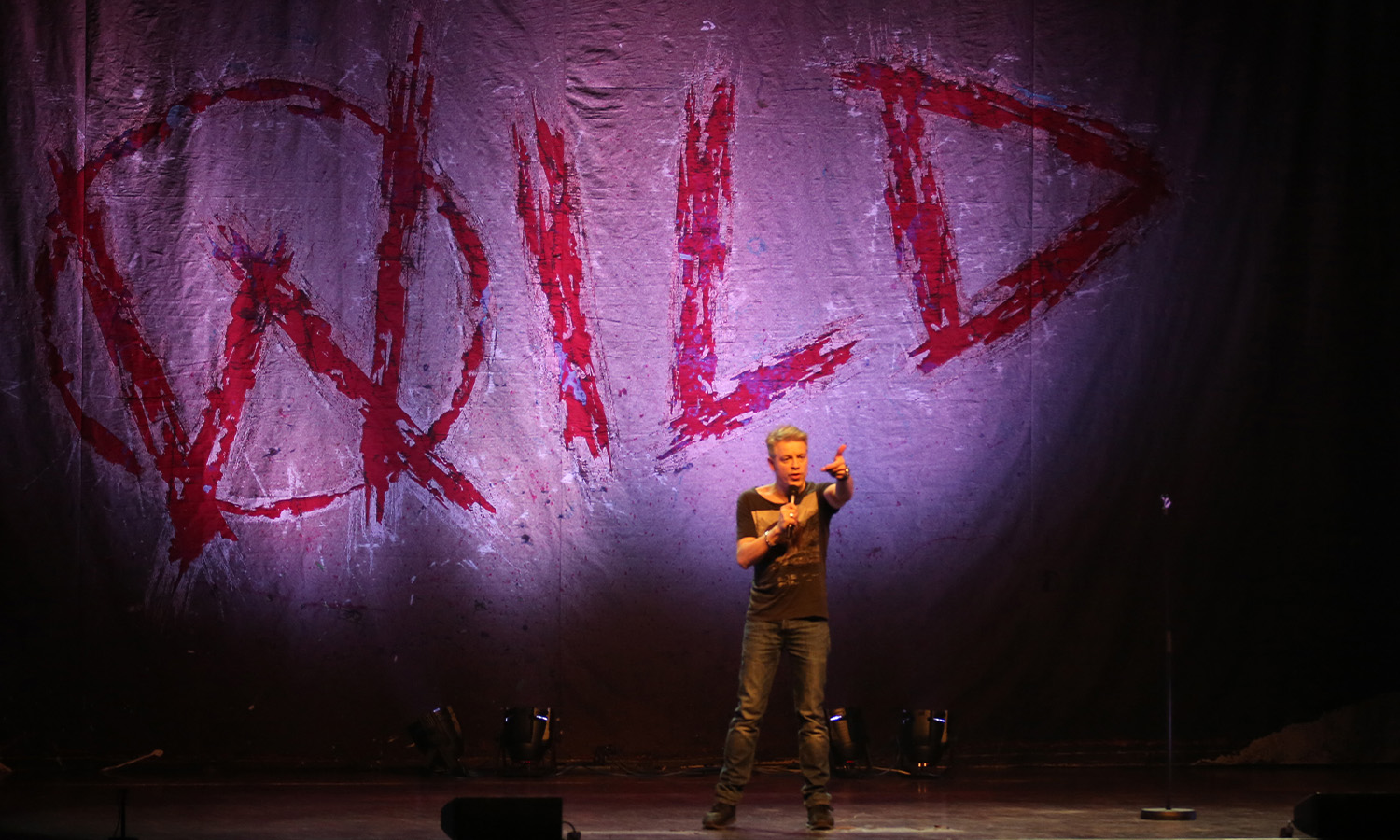 Michael Mittermeier am 22. Januar 2016 mit seinem Comedyprogramm „Wild“ live im Rosengarten Mannheim