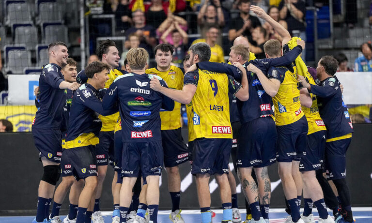 Spielszene zwischen den Rhein-Neckar Löwen und HBW Balingen-Weilstetten am 11. September 2026 in der SAP Arena Mannheim